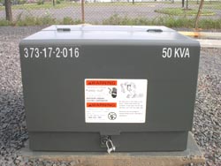 A major component of NOVEC's underground electric system are transformers
